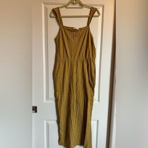 Archie Yellow Striped Jumpsuit